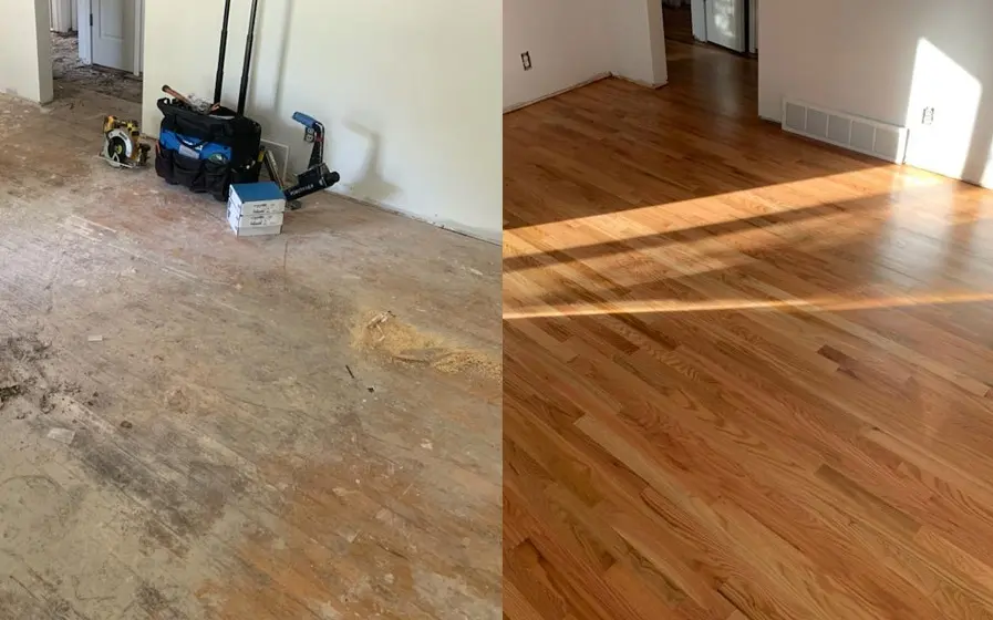 ahşap zemin temizliği ve cilalama