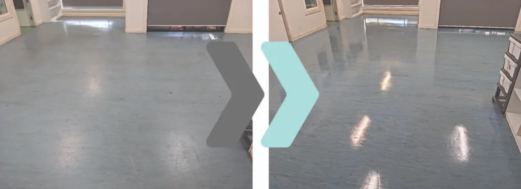 pvc zemin temizliği ve cilalama