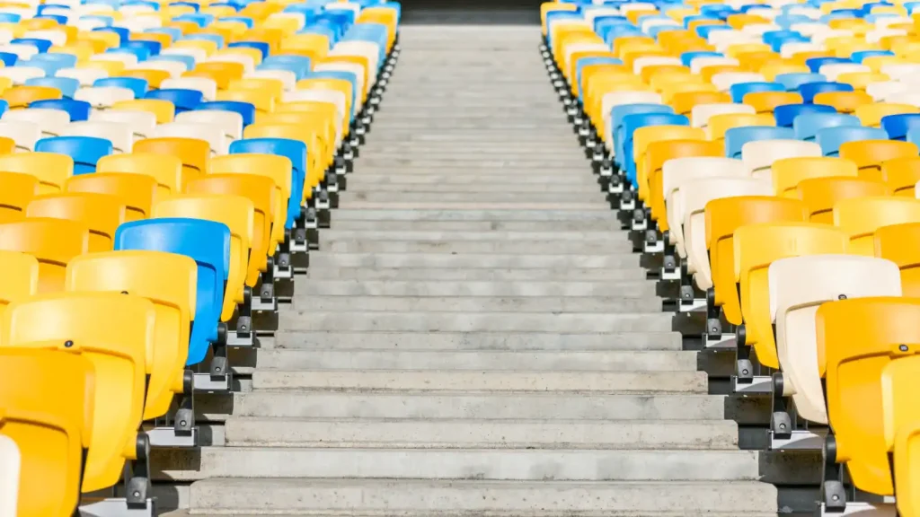 tribün koltuk temizliği